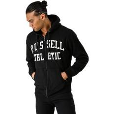 Russell Athletic Herren Oberbekleidung Russell Athletic Zip Through Tackle Twill Hoody - Black