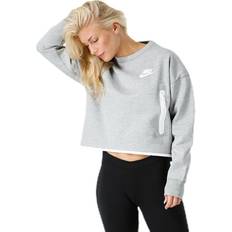 Women's Tech Fleece Crew - Grå