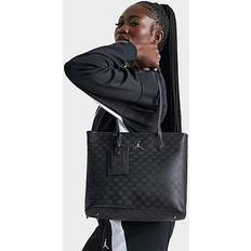 Women's Jordan Monogram Tote Bag Black Embossed (One Size)