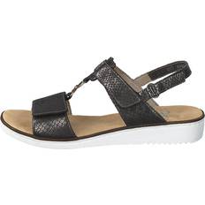 Rieker Woman Heeled Sandals Rieker Granit Female Tacones Sandalias - Beige