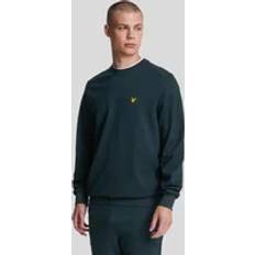 Golf - Grøn Sweatere Lyle & Scott Mellemlag Crew Neck Fly Fleece Navy