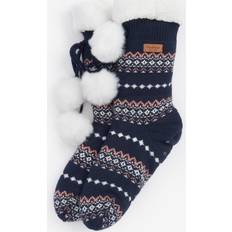 Barbour Underwear Barbour Fair Isle Lounge Socks - Pink/Navy