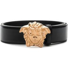 Versace Accessoires Versace La Medusa Leather Belt - Black