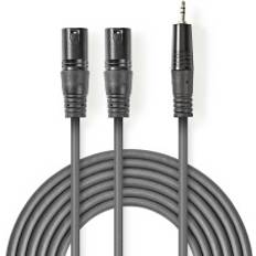 Kablar Nedis Balansert Lydkabel 2x XLR 3-Pin 1.50 m