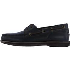 Rockport Perth Dk Brown Pull Up Loafers - Sort