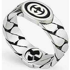 Gucci Interlocking G Sterling Ring S-T - Silver