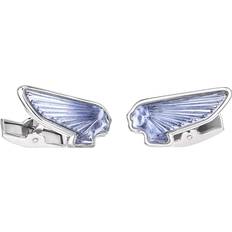Blue Cufflinks Lalique Crystal Victoire Mascottes Cufflinks - Blue