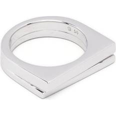 Tom Wood Step L Layered Ring - Recycled Sterling Silver