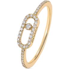 Messika Move Uno Ring - Yellow Gold/Diamond