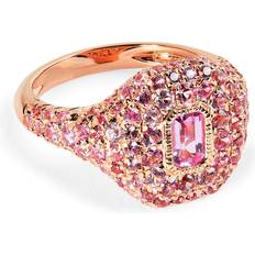 Shay Modern Pinky Ring - Rose Gold/Pink Sapphire