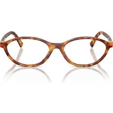 Miu Miu Glasögon & Läsglasögon Miu Miu MU 09XV 4BW1O1 Light Havana