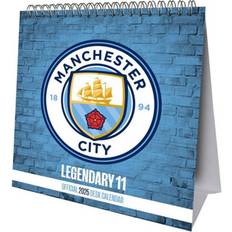 B&Q Manchester City Fc 2025 Desktop Calendar