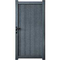 Aluminium Pedestrian Garden Gate 1100 x 1800 mm Grey