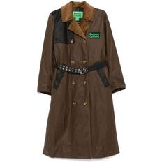 Organic Fabric Coats Barbour Wax-Coated Trench Coat - Brown