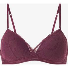 Calvin Klein Purple Bras Calvin Klein Modern Lace BH - Dunkelrot