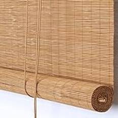 Solskydd fönster Bambu rullgardin natur, retro, romersk rullgardin, bamburullgardin, ljusfilterrullgardin för fönster, dörrar, insynsskydd, väderbeständig, trä, rullgardiner, solskydd för terrass, trädgård, balkong