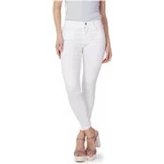 Armani Exchange White Jeans Armani Exchange Lukking Jeans med Glidelås - White