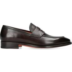 Santoni Duke Penny Loafers - Brown