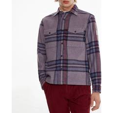 Tommy Hilfiger Grey Shirts Tommy Hilfiger Multi Wool Blend Check Shirt - Grey