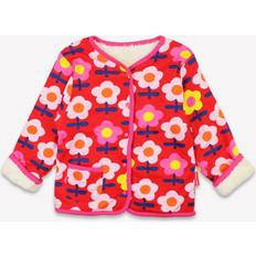 Florals Jackets Children's Clothing Toby Tiger Organic Flower Print Reversible Jacket - Pink