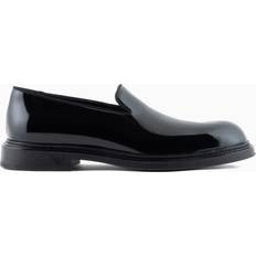 Low Shoes Emporio Armani Patent-Leather Slipper Loafers