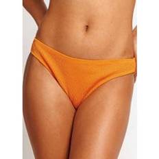 Orange Bikinis Chelsea Peers NYC High Leg Bikini Bottom - Orange