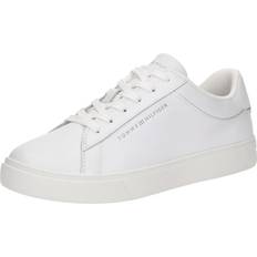 Tommy Hilfiger Dame - Hvid Sko Tommy Hilfiger Essential Court Trainers - White