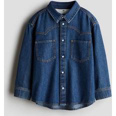 Blue Shirts Children's Clothing H&M Cotton Denim Shirt - Blue