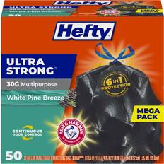 Hefty Ultra Strong Large Trash Bags 30 Gallon Set of 50