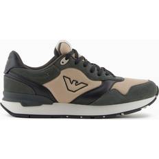 Emporio Armani Herr Sneakers Emporio Armani Mesh and Suede Sneakers - Side Eagle