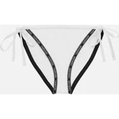 Calvin Klein White Bikini Bottoms Calvin Klein Logo Tape Side Tie Bikini Bottom - Classic White