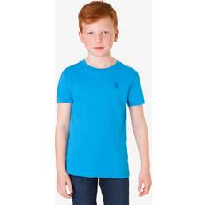 Tops U.S. Polo Assn. Boys Basic Crew Neck T-Shirt - Beacon Blue