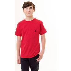 T-shirts U.S. Polo Assn. Dash Stripe Crew Neck T-Shirt - Engine Red