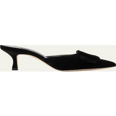 MANOLO BLAHNIK 9XX03184326 関税送料込 Manolo Blahnik Martanew 50MM Embellished Satin Mules | Saks