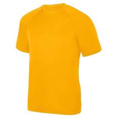 Gold Tops Augusta Sportswear Attain Polyester Youth Attain Wicking Raglan Sleeve T-Shirt - Gold