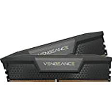 Corsair VENGEANCE DDR5 32GB (2x16GB) 6000MHz C36 Optimerat för Intel (Integrerad spänningsreglering, Anpassade XMP 3.0-profiler, Kompakt formfaktor, Robust värmespridare av aluminium) Svart