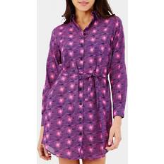 Vilebrequin Dresses Vilebrequin Purple Printed Shirt Dress - Blue