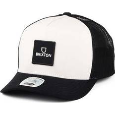 Brixton Kepsar Brixton Vit Trucker Keps Alpha Block Mesh Cap Off White Black