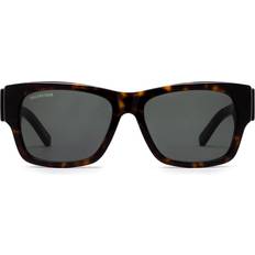 Balenciaga Adult Sunglasses Balenciaga Max Square AF Sunglasses - Havana