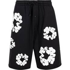 Denim Tears The Cotton Wreath Shorts - Black