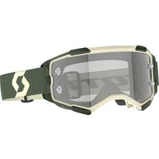 Green Goggles Scott Fury LS, goggles color: Green/Beige Grey-Tinted One