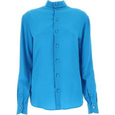 Gucci Blouses Gucci Silk Crêpe-De-Chine Blouse - Blue