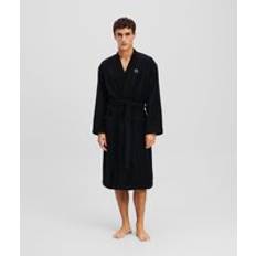Karl Lagerfeld Morgonrockar & Badrockar Karl Lagerfeld Ikon Bathrobe - Black