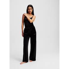 Karl Lagerfeld Hotel Velour Joggers - Black