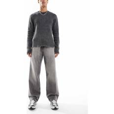 Weekday Galaxy Loose Straight Jeans - Grå