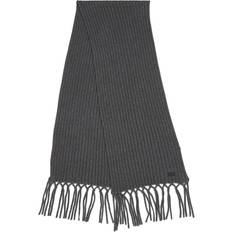 Max Mara Kläder Max Mara Virgin Wool Rib-Knit Scarf - Grey