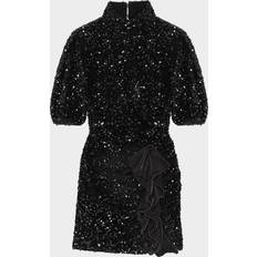 Clothing Maje Embellished Mini Dress - Black