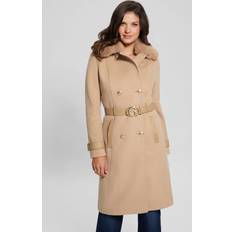 Guess Dam Kappor & Rockar Guess Eco Amelia Belted Coat - Beige