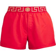 Versace Herr Badkläder Versace Polyester Badshorts Med Logotyp - Red