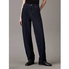 Calvin Klein Dam Byxor & Shorts Calvin Klein 90's Loose Jeans - Dark Blue